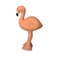 thumbnail image 2 of Figura de resina modelo Flamingo 3.1x1.1x4.3 pulgadas Ornamento de mesa multifuncional para chimenea, estantería de porche de estante rosa, 2 of 9