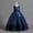 Dark Blue, variant on MJTBGFSWG Dress for Girls 10-12 Children's Sequin Children's Dress Big Bow Dress Girl Flower Girl Dress Kids Dress 1227
