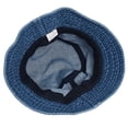 thumbnail image 5 of Topi nelayan saku topi Bucket Denim antik pria wanita dicuci katun topi Panama mode topi Bob Hip Hop petten sombrero pescador Trendy Beach Sun Hat for Women Men Summer Sun Protection Fisherman Hat, 5 of 6