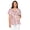 Butterfly and Floral Pattern, variant on Rooster and Daisy Pattern Healthcare Workwear for Women Stretchy Breathable Comfortable Shirts with Pockets Scrub Tops for Clinic