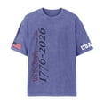 thumbnail image 3 of Youpwaven Men's 250th Anniversary USA Washed T-Shirt, 1776-2026 "We The People" Graphic Tee, Vintage Loose Fit Short Sleeve Top, Landmark Year Patriotic Apparel, 3 of 5