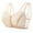 Beige, variant on Ashirexll Bras for Women Front Closure Summer Ultra-Thin Seamless Traceless Breathable Comfortable Soft No Steel Ring Plus Size Underwear Wireless Bras Beige 100B