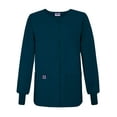 thumbnail image 1 of Sivvan Womens Scrub Warm-Up Jacket/Front Snaps - Round Neck, 1 of 4