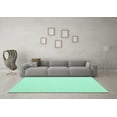 thumbnail image 3 of Ahgly Company Indoor Rectangle Abstract Light Blue Contemporary Area Rugs, 6' x 9', 3 of 4