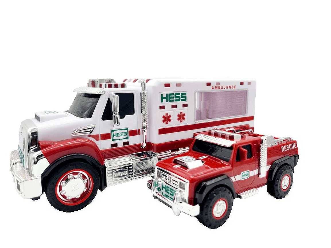 1994 Hess Rescue Truck Electronic Toy Vehicle with Siren Sounds Walmart
