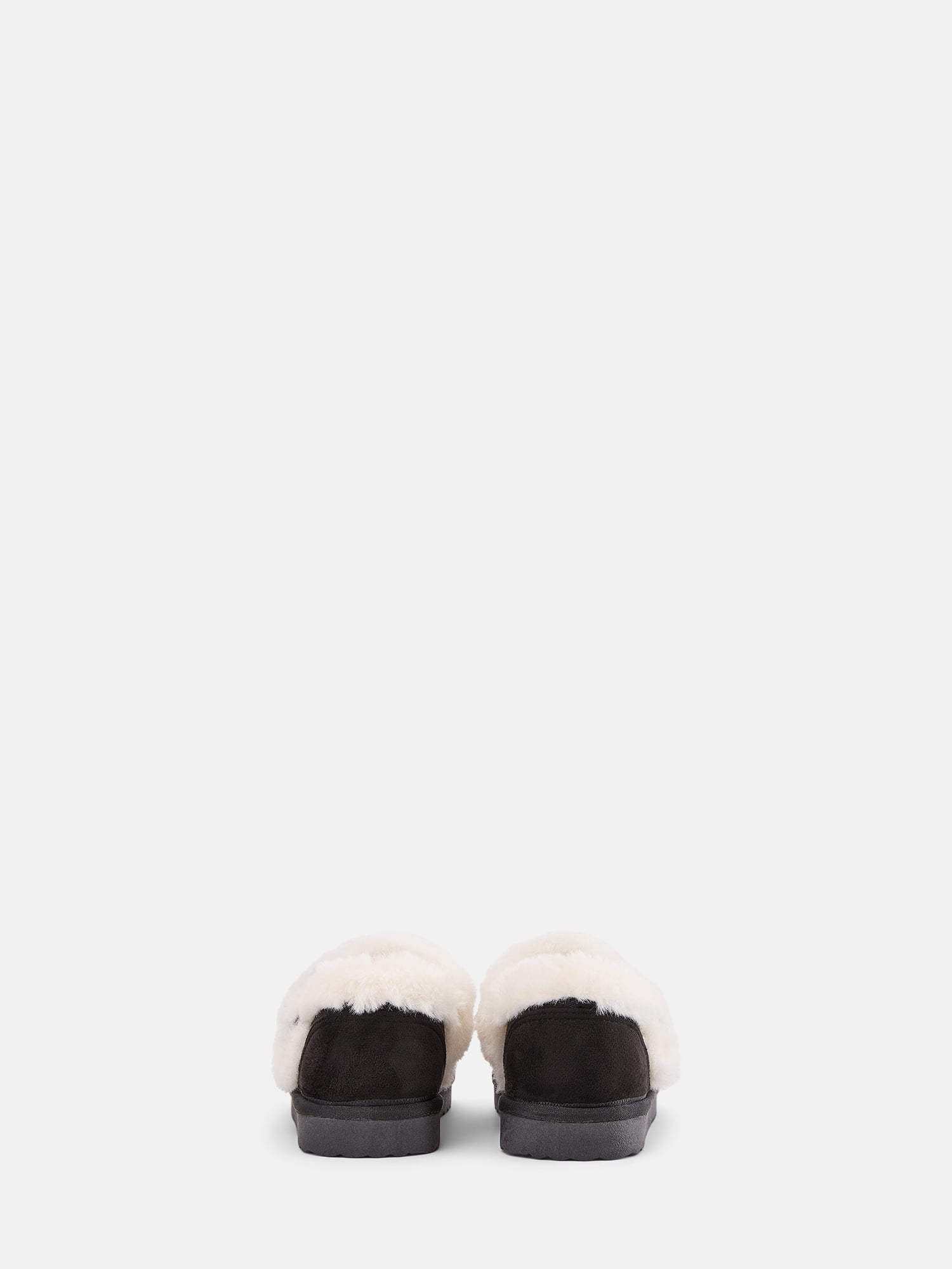 Wonder Nation Toddler, Little and Big Girls Faux Shearling Mary Jane Slippers