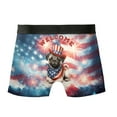 thumbnail image 2 of Pug Patriotic Welcome for 4Th of July Independence Day All Over Print Boxer Briefs Underwear for Men Dad Dog Lover Gifts - 00010, 2 of 6