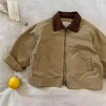 thumbnail image 7 of YunPes Boys Denim Jacket Full Zip Fashion Baggy Collar Jean Jacket Vintage Cargo Outerwear for Kids Fall Winter Casual Versatile Clothes, 7 of 7