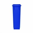 thumbnail image 4 of Slim 23 Gallon Recycling Bin, Plastic, Blue | Bundle of 5, 4 of 9