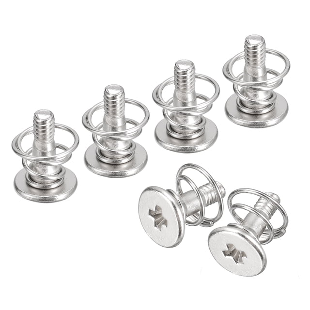 Resorte Tornillos, 20uds M2x8mm 6mm Resorte OD GPU Gráficos Tarjeta Posterior Placa Térmico Disipador Tornillos Computadora Ventilador Fijo Tornillos