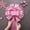 Pink, variant on Elegant Champagne Christmas Tree Topper – Glitter Satin Star with Flowing Mesh Streamers, Festive Holiday Decor