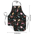 thumbnail image 2 of Fuzoiu Cute Rabbit And Flower Print Kitchen Cooking Aprons,Kitchen Cooking BBQ Aprons,Chef Apron with 2 Pockets for Men Women,Art Aprons for Painting Pottery Ceramics, 2 of 7