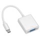 thumbnail image 4 of EeaseMX Cable adaptador USB 3.1 tipo C macho a VGA hembra Full HD 1080P para TV, proyector y monitor (plateado), 4 of 7
