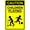 Warning Sign 1, variant on New Metal Warning Permit Parking Only Tow Away Zone Sign - 8"x12" Aluminum Sign, Parking Restriction Decor for Outdoor Indoor Home Business Street