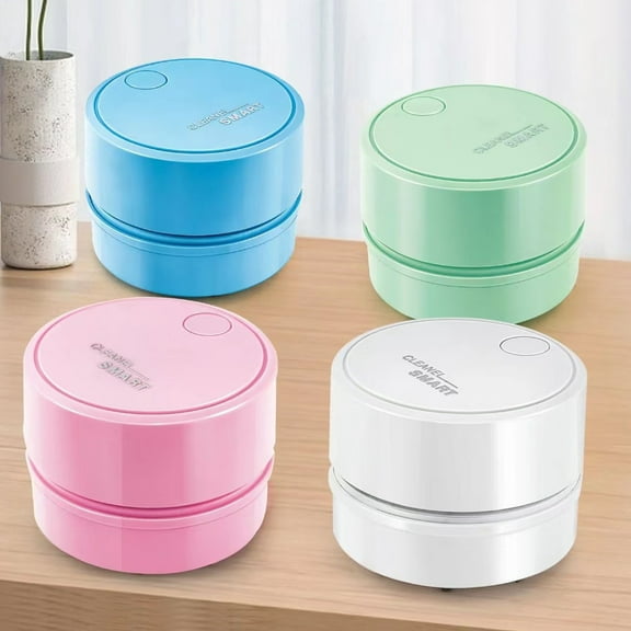 Gifts Dianli Mini Desktop Vacuum Cleaner USB Rechargeable Handheld Keyboard Duster Strong Suction Low Noise 360 Degree Rotating for Home Office School Pencil Shavings Dust Hair 1 Pack Birthday Gift