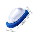thumbnail image 4 of Handled Bath Scrubber, Bathroom Scouring Pad, Heavy Duty Cleaning Sponge Scrub Brush, Non-Scratch Remove Soap Scum, for Shower Tile Bathtube Sink Spas Hot Tubs, Swimming Pool Step & Corner,White, 4 of 7