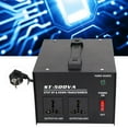 thumbnail image 3 of Convertidor De Voltaje, Enchufe De La UE 110V 220V Tamaño Compacto Ajuste De Entrada Seguro Transformador De Voltaje Silencioso Para Exprimidor, 3 of 7