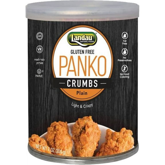 Landau Kosher Gluten Free Panko Crumbs Plain - Gluten Free - Passover - 7 OZ