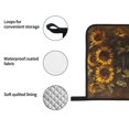thumbnail image 4 of Pofeuu Rustic Sunflower Bouquet Print Oven Mitts and Pot Holders 4 pcs Set,High Heat Resistant 500 Degree Extra Thicken Long Kitchen Cotton Oven Glove for Cooking, 4 of 6