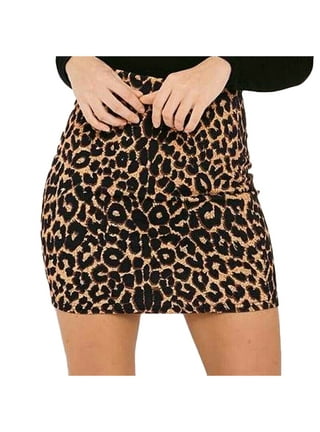 Leopard Print Skirt