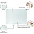thumbnail image 2 of Vergo Dry Erase Frosted Glass Whiteboard, Wall-Mountable (48" W x 36" H), 2 of 7