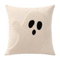 thumbnail image 2 of Halloween Ghost Print Throw Pillow Cover Spooky Ghost Decor Cushion Case 18x18 for Sofa Couch Home Decor by OVFUIZ, 2 of 6