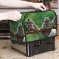 thumbnail image 7 of Daiia Australian White Tree Frog Sitting on Branch Pattern 2 slice Toaster Cover, Toaster Appliance Dust-proof Cover For Kitchen Small Appliance Dust Cover and Fingerprint Protection, 7 of 7