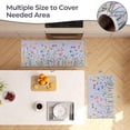 thumbnail image 4 of Findosom Floral Non-Slip Kitchen Rugs Set of 2,Washable Kitchen Mat Farmhouse Kitchen Floor Mats Runner for Home Sink Entrance Laundry Hallway,20"x32"+20"x47" Gray, 4 of 8
