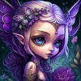 thumbnail image 1 of Cuadros Decorativos 5D bricolaje ronda completa taladro diamante pintura Elf Girl Kit decoración del hogar (GS3295) DQrwqpou Nuevos Originales, 1 of 9