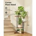thumbnail image 5 of Bamworld Tall Plant Stand Indoor 5 Tier Metal Plant Shelf Brown Plant stand for Multiple Plants Small Plants Pots Flower Stand Pot Holder for Patio Garden Corner Balcony Living Room, 5 of 7