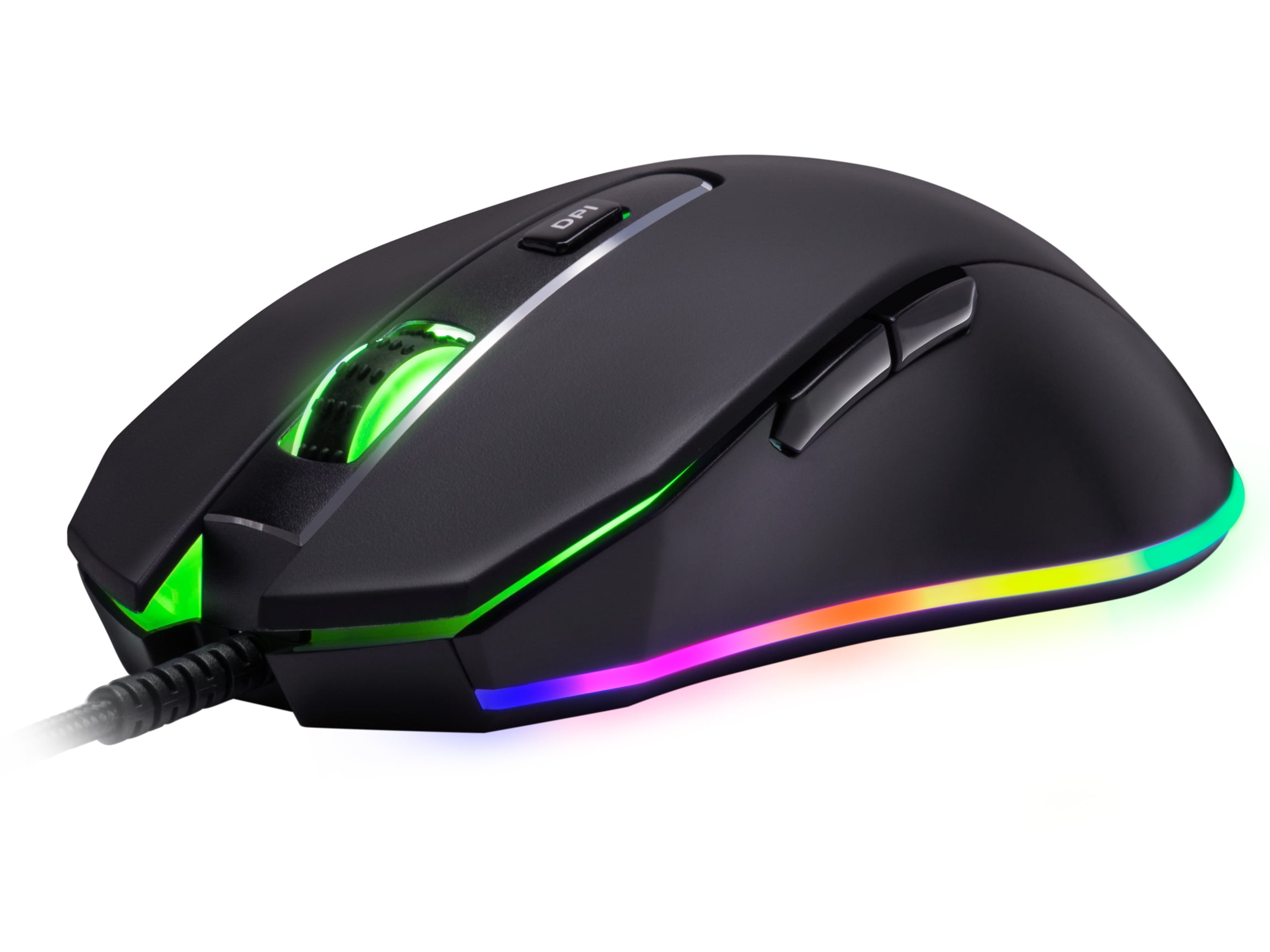 Rosewill Gaming Mouse, 10000 dpi, RGB Backlit, Optical, Wired, NEON M59