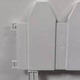thumbnail image 7 of Plastic Garden Fence Picket Fence Edging, White Decorative Plastic Border for Lawns, Flowerbeds and Plants, Modular Yard Fence for Outdoor Space, 7 of 7