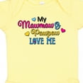 thumbnail image 4 of Inktastic My Mawmaw and Pawpaw Love Me with Hearts Boys or Girls Baby Bodysuit, 4 of 5