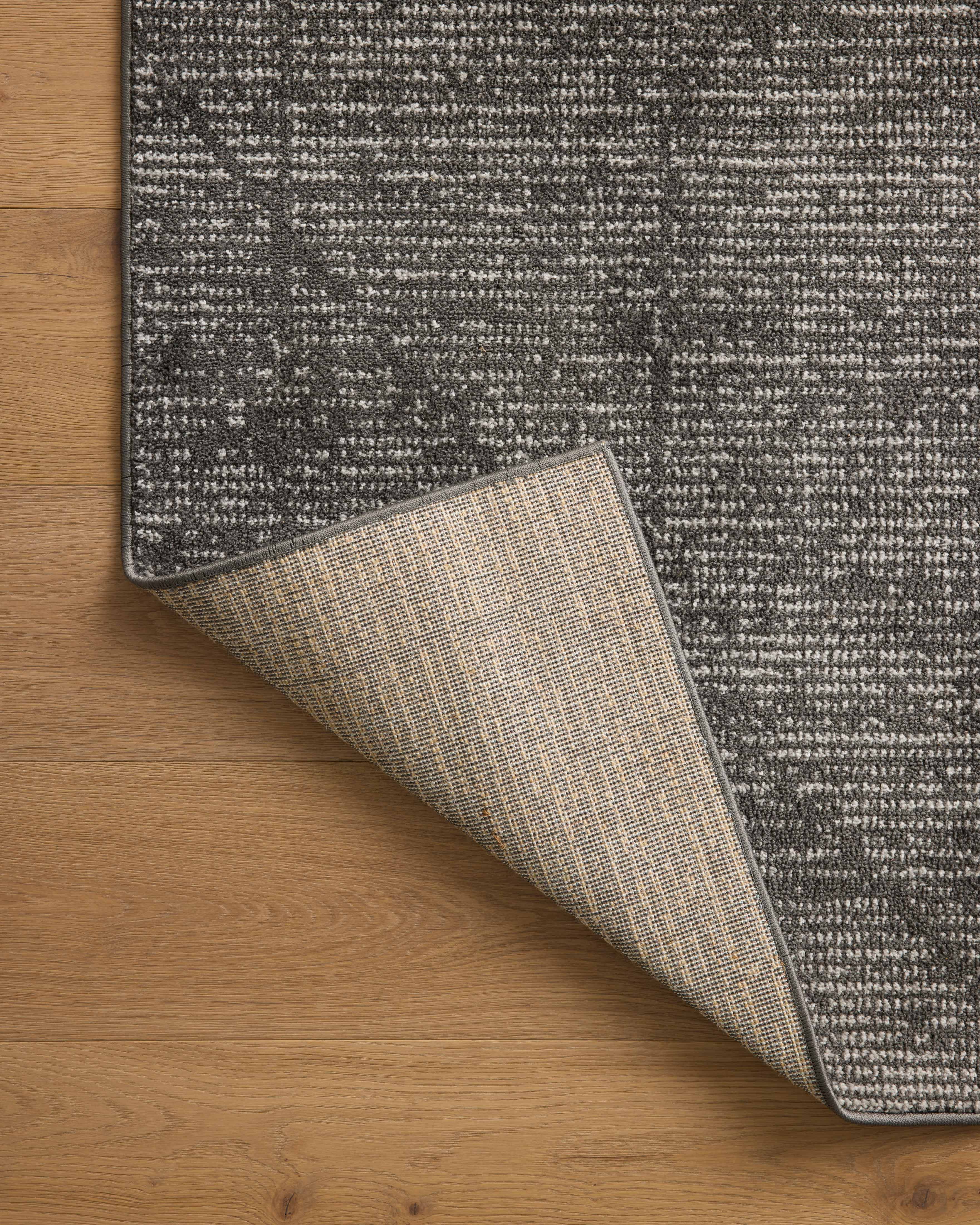 Loloi Kamala Charcoal / Ivory 4'-0" x 6'-0" Accent Rug