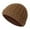 Khaki, variant on Thickened Winter Knit Hat With Foldable Brim - Thermal Soft Yarn Cap, Stylish Knitted Design for Cold Weather Outdoor Adventures, Daily Wear & Autumn/Winter Outings,Size:One Size