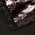 thumbnail image 4 of NC Warm King Sherpa Blanket,Thick Printed Flannel Fleece Borrego Blanket,79"x91",7.5lb, 4 of 6