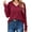 B1-Burgundy, variant on Chiclily Womens Long Sleeve Shirts Lightweight Pullover Sweaters Burgundy Large V Neck Tunics Tops