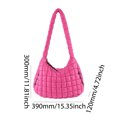 thumbnail image 4 of Bolso Bandolera Bubbles para Mujer Acolchado Gran Capacidad Color Sólido, 4 of 9