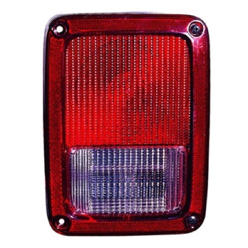 GO-PARTS Replacement for 2007 - 2016 Jeep Wrangler Rear Tail Light Lamp  Assembly / Lens / Cover - Right (Passenger) Side 55077890AG CH2801177  Replacement For Jeep Wrangler 