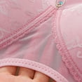 thumbnail image 3 of OSFVNOXV Plus Size Bra for Women Wireless Lace Bra Seamless Breathable Solid Color Everyday Bras Summer First Mothers Day Gift for New Mom ,M-4XL, 3 of 6