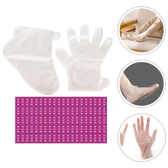 IBASETOY Paraffin Wax Liners for Hands and Feet Disposable Plastic Bags Assorted Color for Salon Use Fits Most Sizes