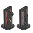thumbnail image 3 of Station de Recharge Carrée 4-en-1 pour Switch et 2 Manettes Joy-Con, Support de Charge avec Indicateur DEL et Éclairage RVB, Station de Recharge pour Mini Manettes NS2 Gauche Droite, 3 of 5