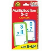 School Zone Multiplication 0-12 Flash Cards (Revised edition) (Hardcover)