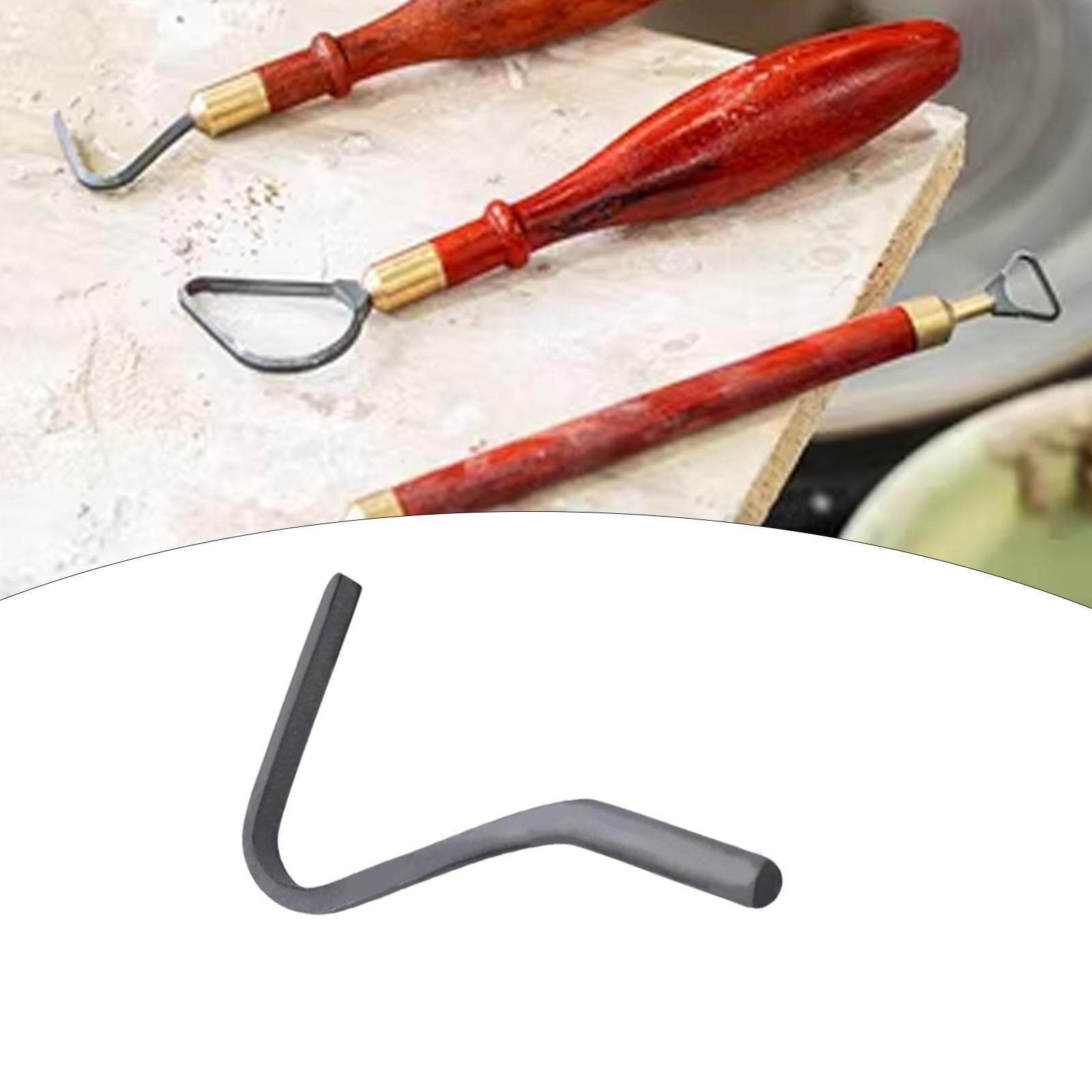 Yunhgft 2Pcs Clay Sculpting Tools, Pottery Body Scraping Tool, Short Handle, Easy to Use Style B