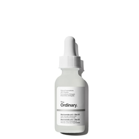The Ordinary Niacinamide 10% + HYZ01 Zinc 1%, Smoothing Serum for Blemish-Prone Skin, 1 Fl Oz