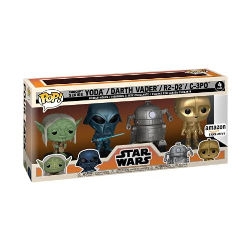 ¡Funko POP! Pack coleccionable de 4 unidades de Star Wars: Concept Series