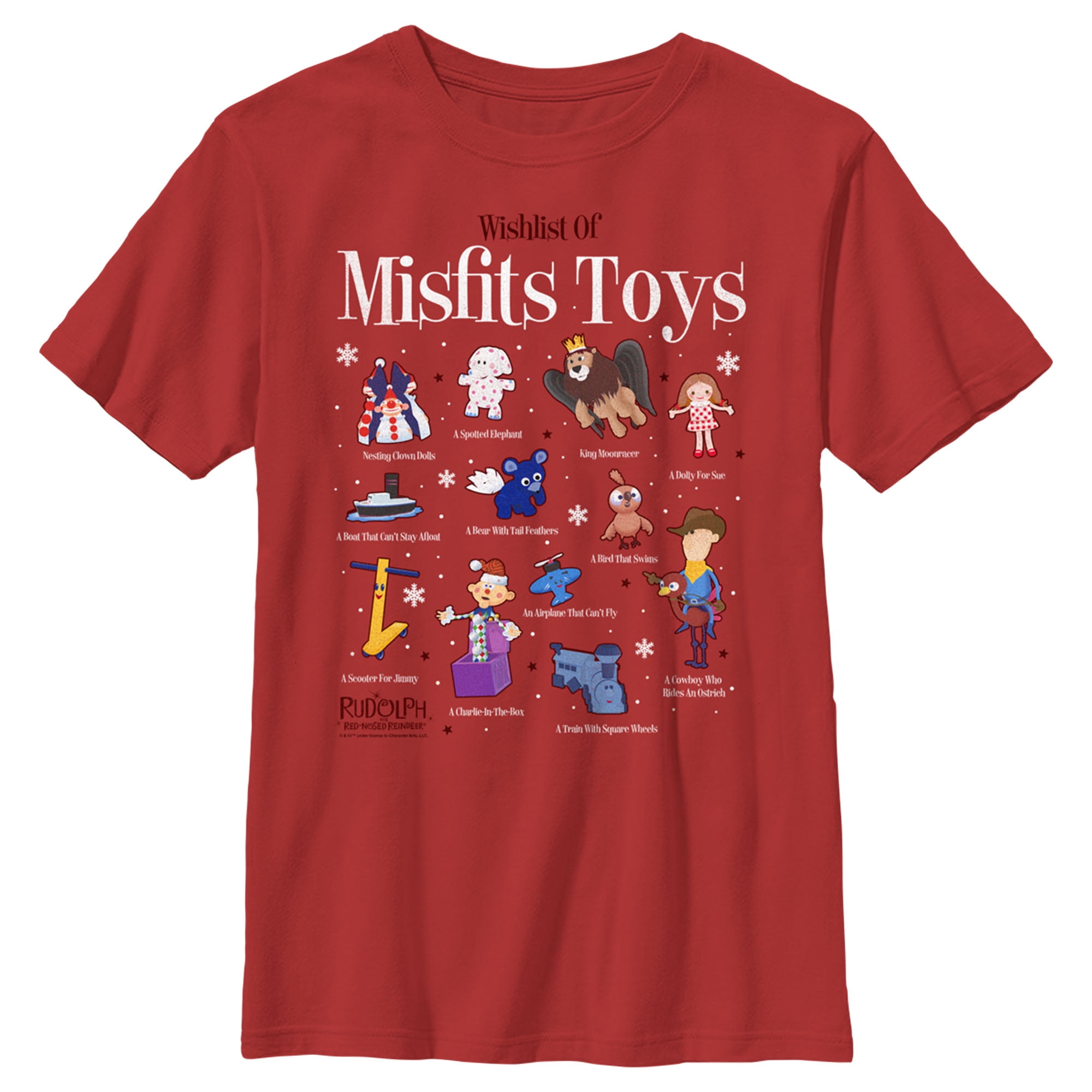 Misfit Toys Graphic Tee Red 