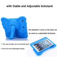 thumbnail image 3 of iPad mini 7.9 Case, iPad mini 2 Case, iPad mini 3 Case, iPad mini 4 Kids Case, Dteck Shockproof Heavy Duty Kickstand Protective Cover For iPad mini 1 2 3 4 7.9 inch (not fit mini 5), Blue Elephant, 3 of 5