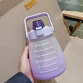 thumbnail image 3 of Water Bottles Large-Capacity Gradient Color Leakproof Bpa-Free Portable Outdoor 14000ml With Straw, 3 of 13