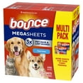 thumbnail image 5 of Bounce Dryer Sheets, Pet Hair and Lint Guard, Fresh Scent, 130 Mega Sheets, 5 of 13